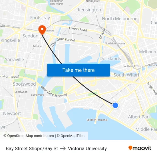 Bay Street Shops/Bay St to Victoria University map