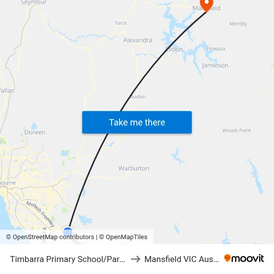 Timbarra Primary School/Parkhill Dr to Mansfield VIC Australia map