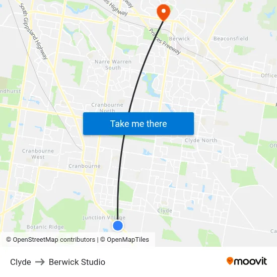 Clyde to Berwick Studio map