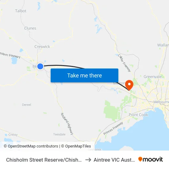 Chisholm Street Reserve/Chisholm St to Aintree VIC Australia map