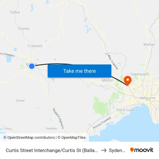 Curtis Street Interchange/Curtis St to Sydenham map