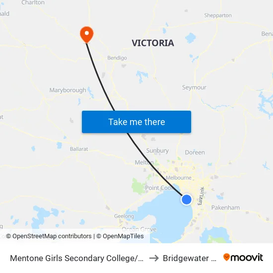 Mentone Girls Secondary College/Charman Rd to Bridgewater On Loddon map