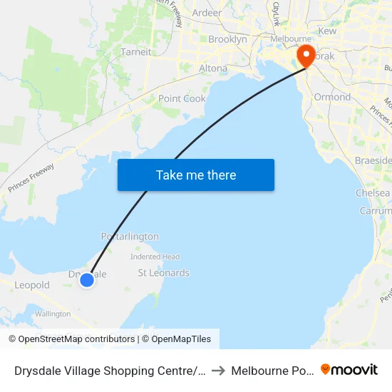 Drysdale Village Shopping Centre/High St to Melbourne Polytechnic map