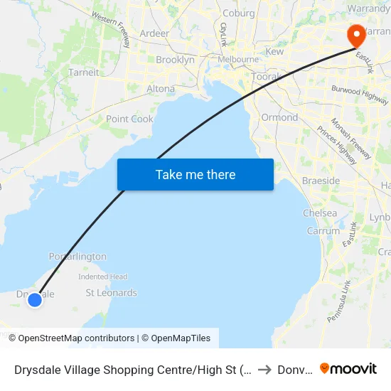 Drysdale Village Shopping Centre/High St to Donvale map