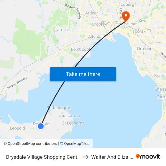 Drysdale Village Shopping Centre/High St to Walter And Eliza Hall Institute map