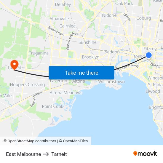 North East Melbourne Map East Melbourne, Melbourne To Tarneit, Laverton North - Bal With Public  Transportation