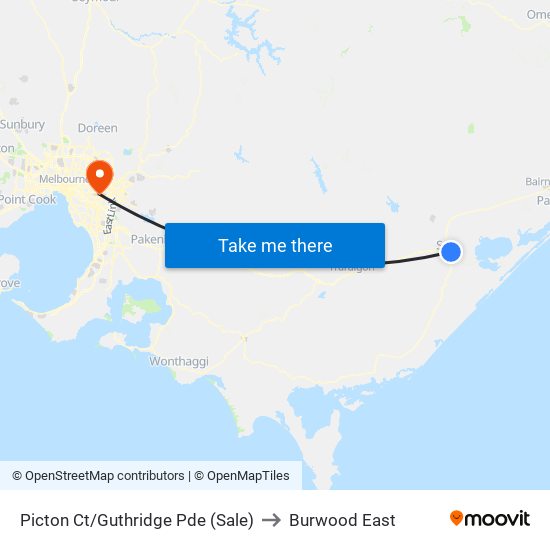 Picton Ct/Guthridge Pde (Sale) to Burwood East map