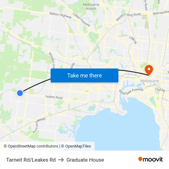 Tarneit Rd/Leakes Rd to Graduate House map