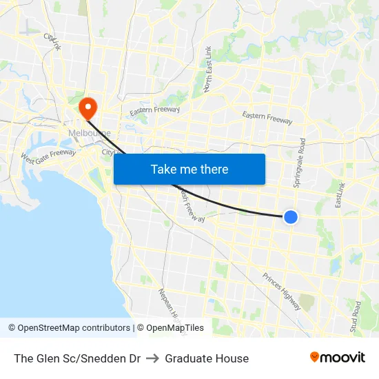The Glen Sc/Snedden Dr to Graduate House map