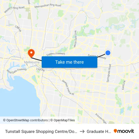 Tunstall Square Shopping Centre/Doncaster Rd to Graduate House map