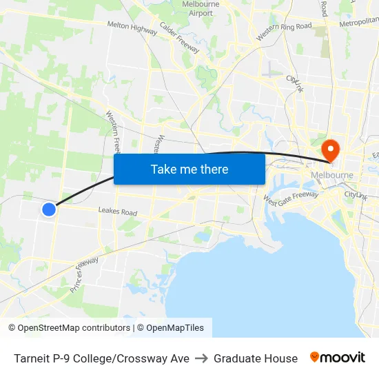 Tarneit P-9 College/Crossway Ave to Graduate House map