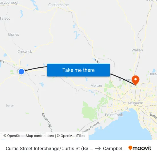 Curtis Street Interchange/Curtis St to Campbellfield map