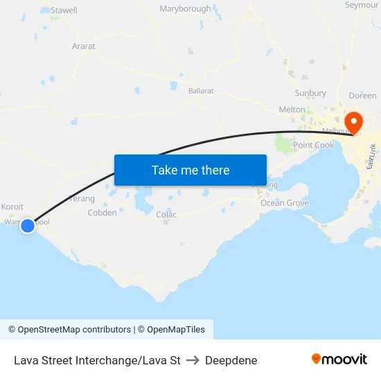 Lava Street Interchange/Lava St to Deepdene map