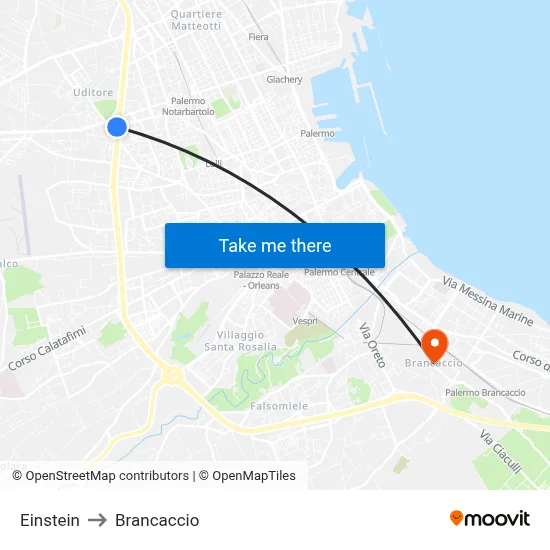 Einstein to Brancaccio map