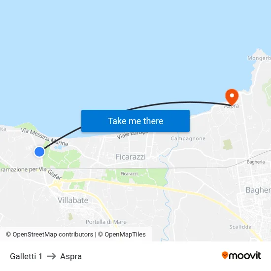 Galletti 1 to Aspra map