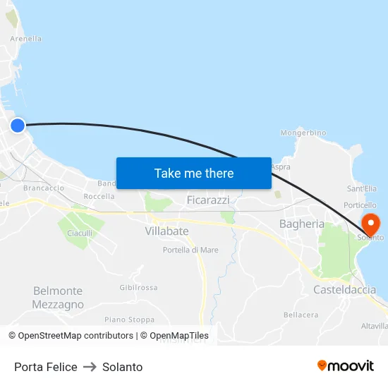 Felice Gate to Solanto map