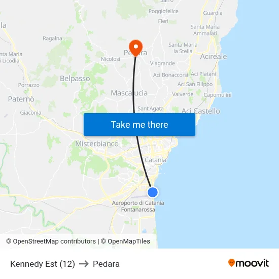 Kennedy Est (12) to Pedara map