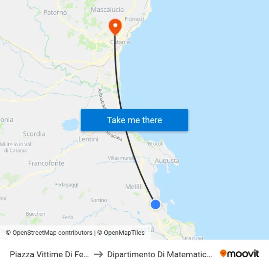 Victims of Femicide Square to Department of Mathematics and Computer Science map