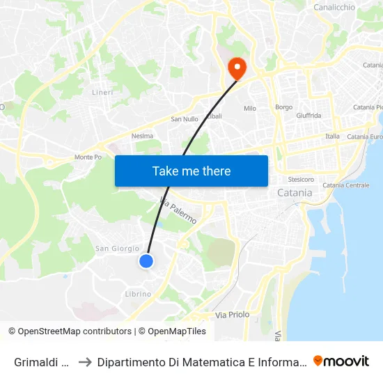 Grimaldi (3) to Department of Mathematics and Computer Science map