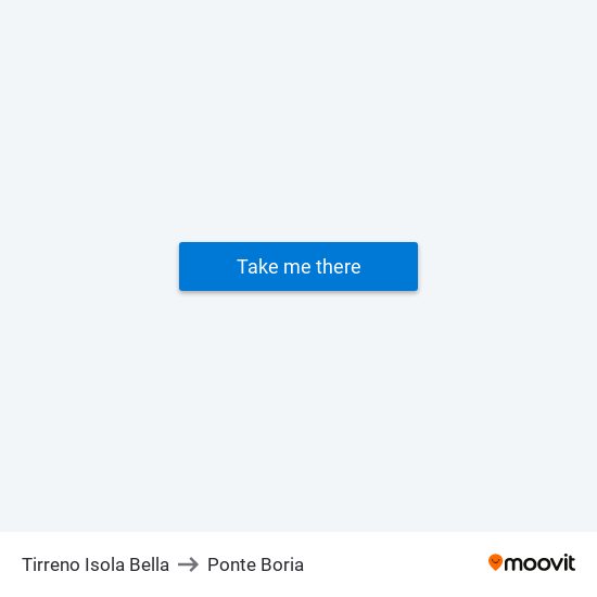 Tirreno Isola Bella to Ponte Boria map