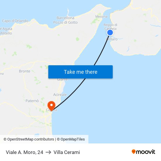 Viale A. Moro,  24 to Villa Cerami map