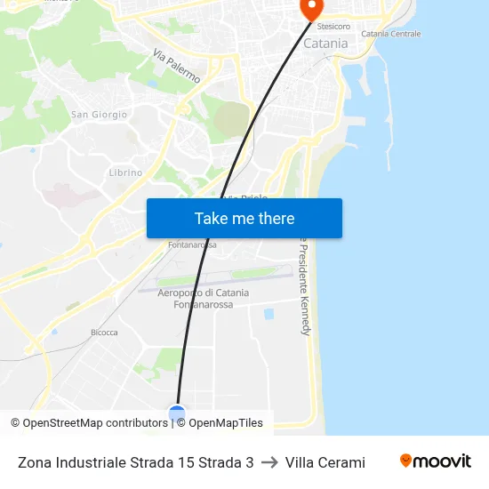 Industrial Zone Road 15 Road 3 to Cerami Villa map