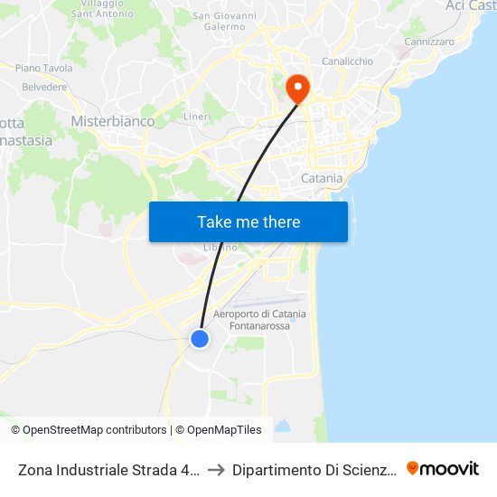 Zona Industriale Strada 4 Vaccarizzo to Dipartimento Di Scienze Chimiche map
