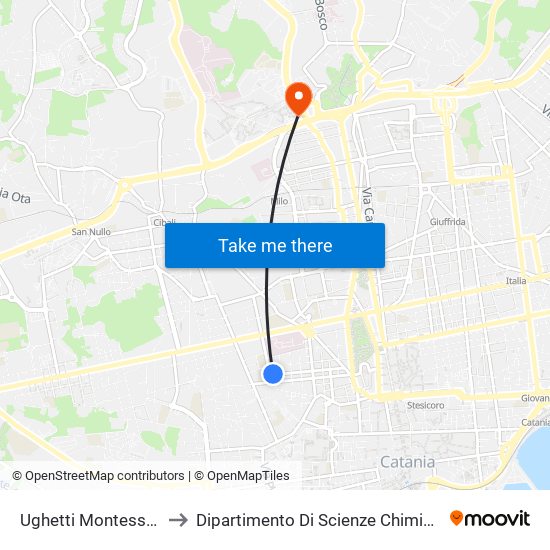 Ughetti Montessori to Dipartimento Di Scienze Chimiche map