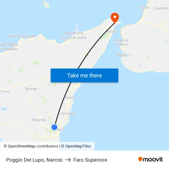 Poggio Del Lupo, Narcisi to Upper Lighthouse map