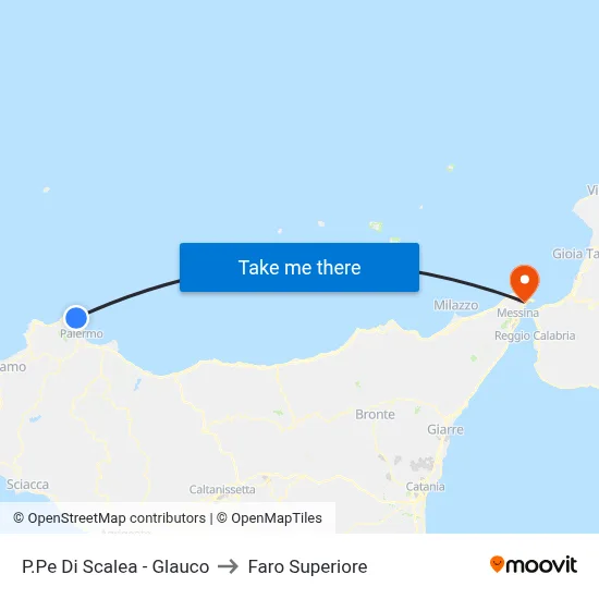 Prince of Scalea - Glauco to Upper Lighthouse map