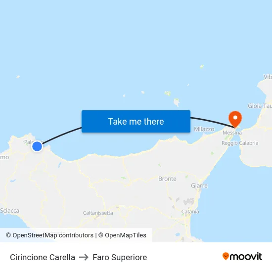 Cirincione Carella to Upper Lighthouse map