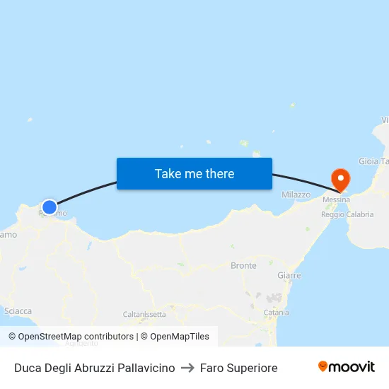 Duke of Abruzzi Pallavicino to Upper Lighthouse map