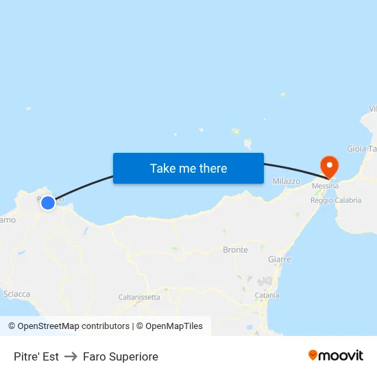 Pitre East to Upper Lighthouse map