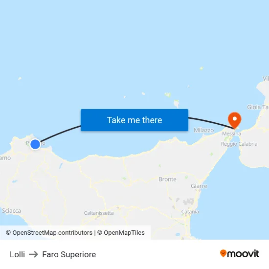 Lolli to Upper Lighthouse map