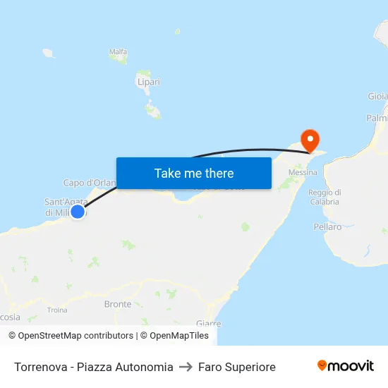 Torrenova - Autonomy Square to Upper Lighthouse map