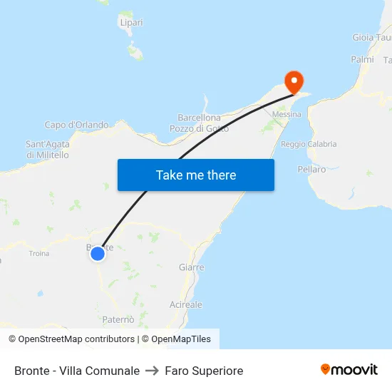 Bronte - Municipal Park to Upper Lighthouse map
