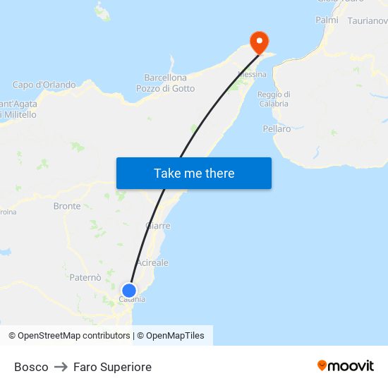 Bosco to Faro Superiore map
