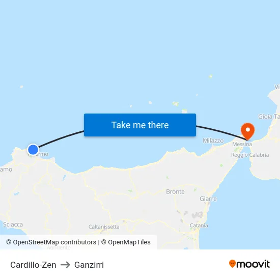 Cardillo-Zen to Ganzirri map
