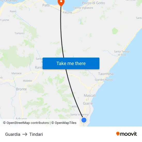 Guard to Tindari map