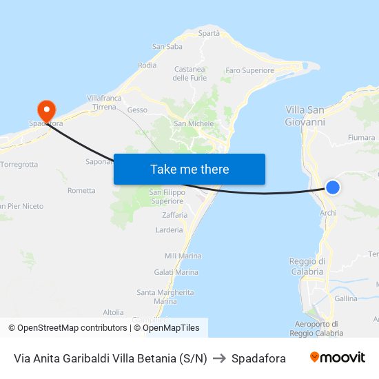 Via Anita Garibaldi  Villa Betania (S/N) to Spadafora map