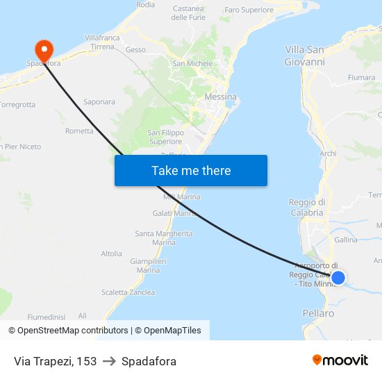 Via Trapezi, 153 to Spadafora map