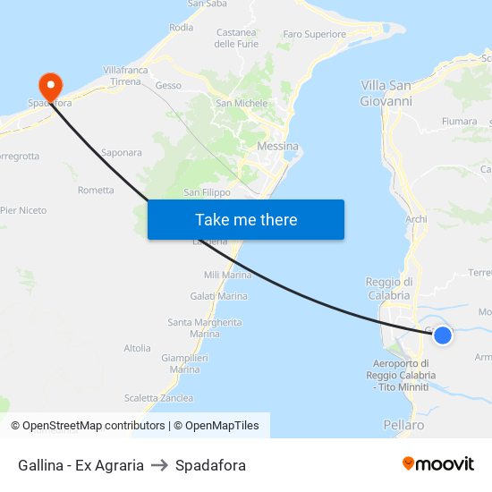 Gallina - Ex Agraria to Spadafora map