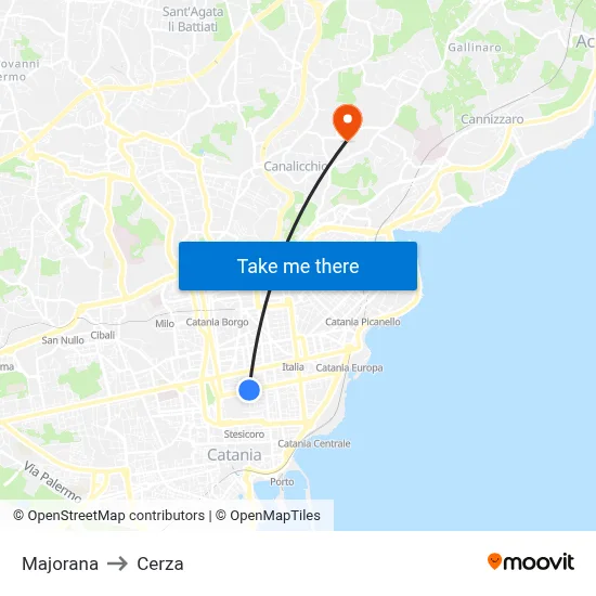 Majorana to Cerza map