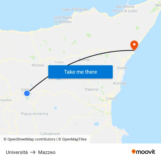 Università to Mazzeo map