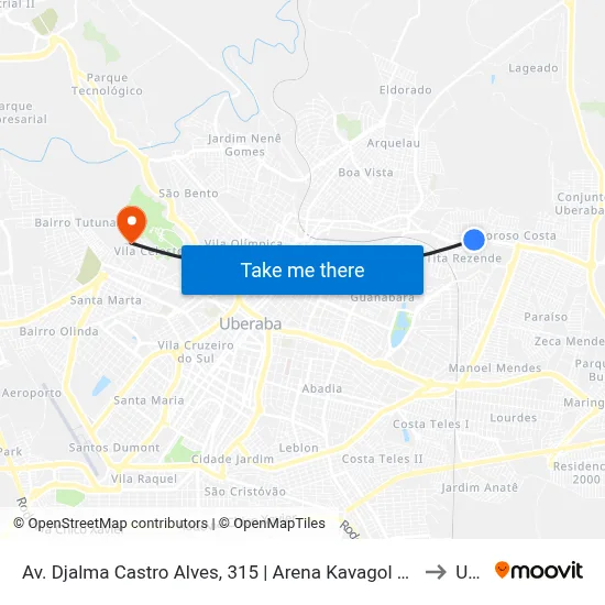 Av. Djalma Castro Alves, 315 | Arena Kavagol / Cemea Boa Vista to Uftm map