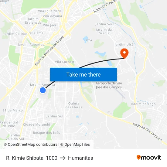 R. Kimie Shibata, 1000 to Humanitas map