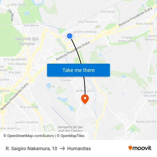 R. Saigiro Nakamura, 10 to Humanitas map