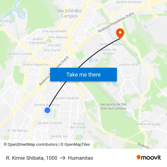 R. Kimie Shibata, 1000 to Humanitas map