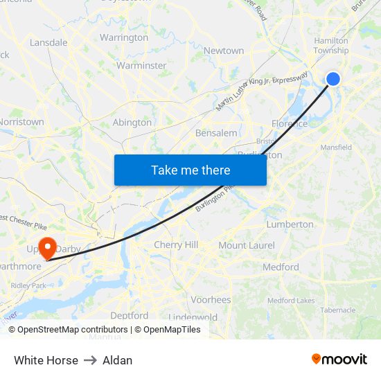 White Horse to Aldan map