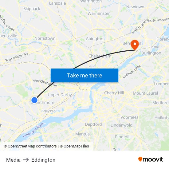 Media to Eddington map